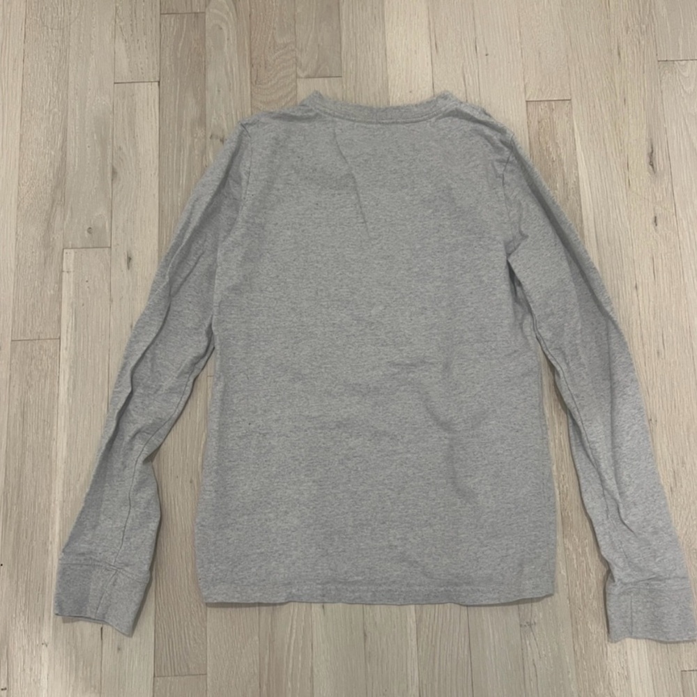 Nordstrom Boys Huxley Cotton Henley Shirt Gray XL 14/16 - Picture 5 of 5